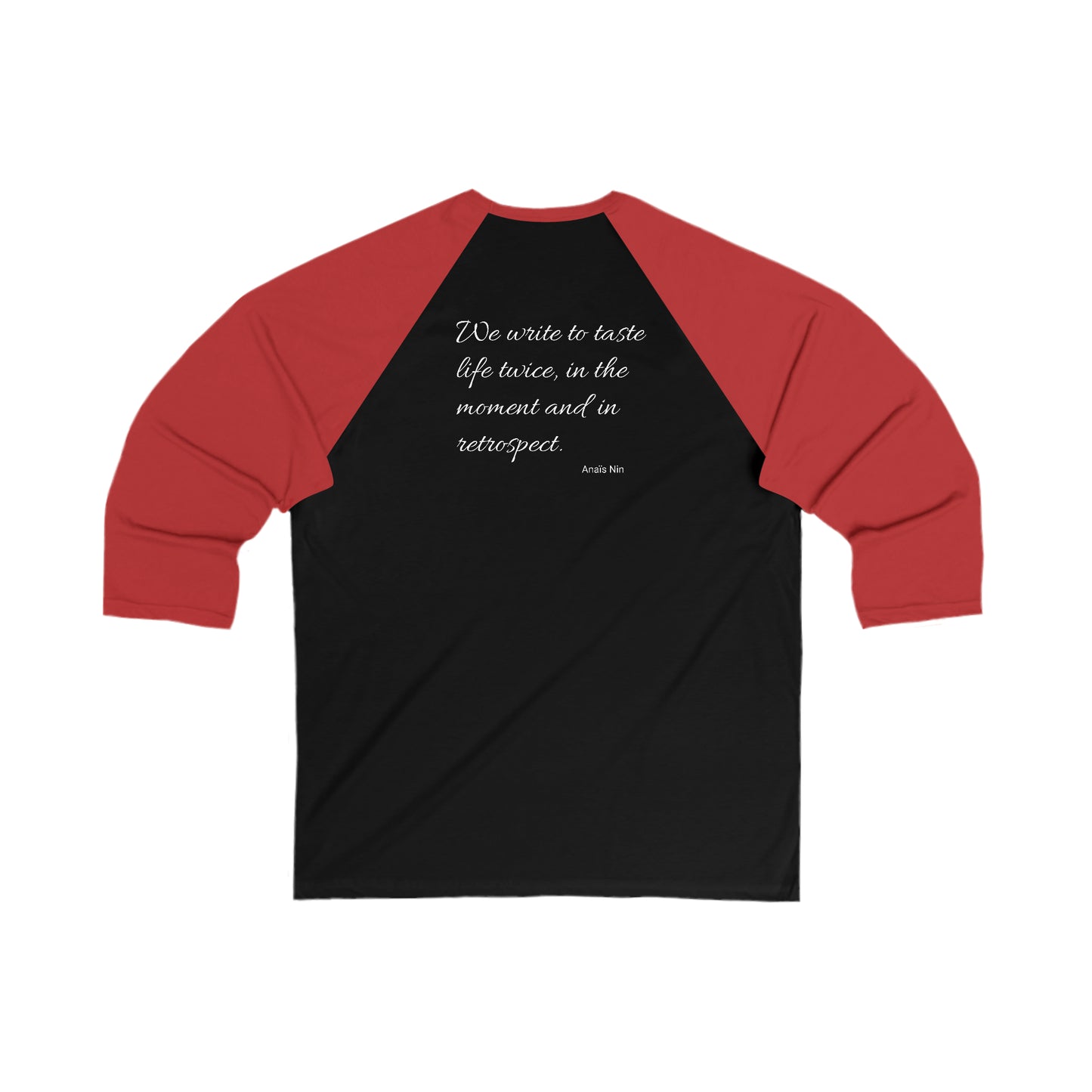 Write To Experience Life Twice - Baseball Tee